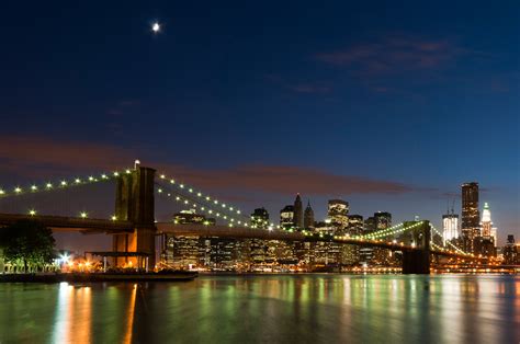 Photo: Brooklyn Bridge at Night 03 | Brooklyn Bridge album | JonPeters ...