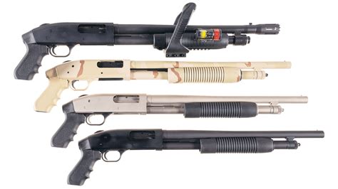 Four Mossberg 500 Cruiser Pistol Grip Shotguns | Rock Island Auction