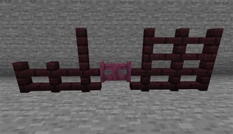 Alternate Nether Brick Fence Minecraft Texture Pack