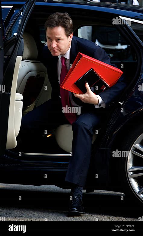 Deputy Prime Minister - Nick Clegg (Liberal Democrat) arriving at Downing Street Stock Photo - Alamy