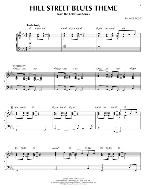 Hill Street Blues Theme | Sheet Music Direct