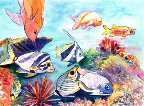 Hawaiian Tropical Fish watercolor painting Hawaii fish art | Etsy | Fish art, Watercolor ...