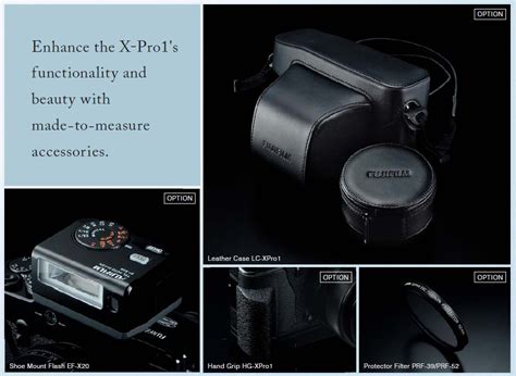 Fujifilm X-Pro1 Premium Accessories Announced | ePHOTOzine