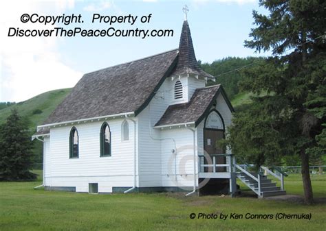 Taylor BC - photo of the Church of Good Shepherd - Peace Community Church Taylor British Columbia