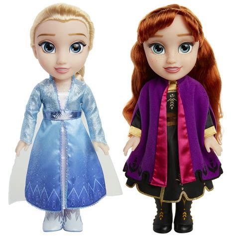 Disney Frozen 2 Princess Anna and Elsa Sister Interactive Feature Doll 2 pack - Walmart ...