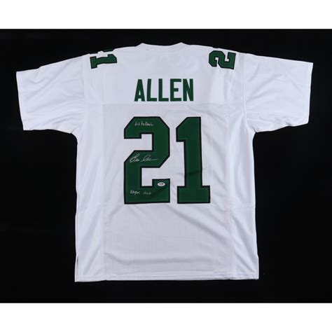 Eric Allen Signed Jersey Inscribed "Eagles HOF" & "6x Pro Bowl" (PSA ...