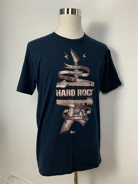 Hard Rock Cafe Bali Mens Limited Edition Cotton Big L… - Gem