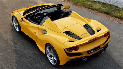 Car Convertible Ferrari F8 Spider Sport Car Yellow Car Wallpaper - Resolution:1920x1080 - ID ...