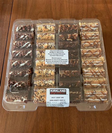 Costco Kirkland Signature Variety Dessert Bars Review | Costco desserts ...