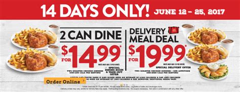 Swiss Chalet Canada Offers: 2 Can Dine for $14.99 & Delivery Meal Deal for Two - Just $19.99 ...