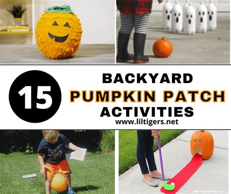 25 Best Backyard Pumpkin Patch Ideas and Activities - Lil Tigers