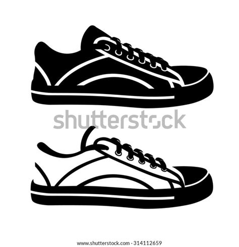 Logo Sneakers Vector Stock Vector (Royalty Free) 314112659 | Shutterstock