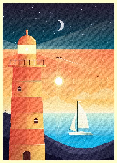 Day & Night - Illustration on Behance