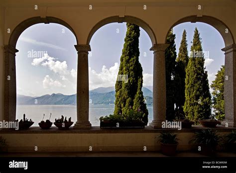 varenna villa monastero Stock Photo - Alamy