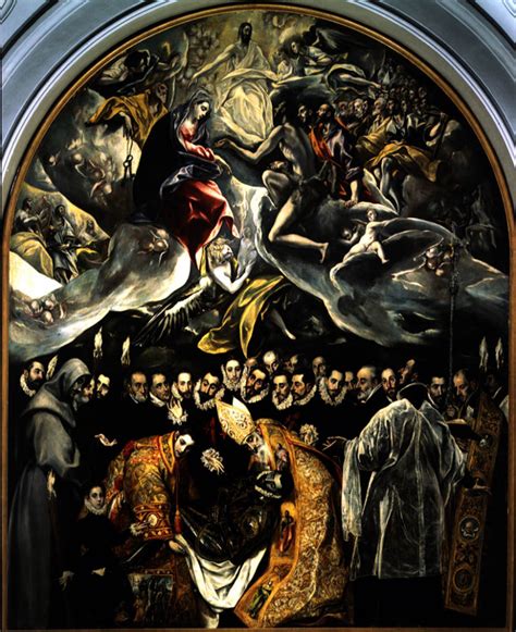 The burial of count Orgaz, 1588, 360×480 cm by Domenico Theotokopoulos ...