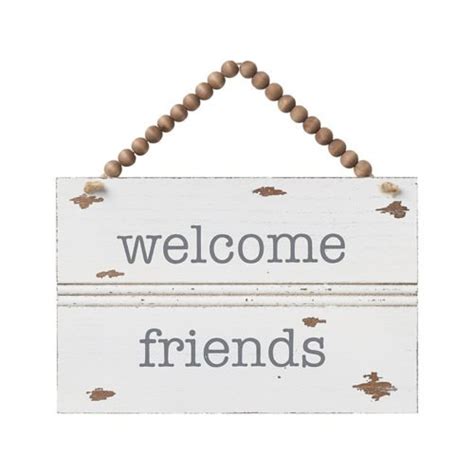 Welcome Friends Trim Sign - Freckles and Fireflies