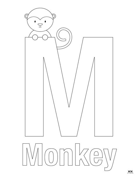 Letter M Coloring Pages - 15 FREE Pages | Printabulls