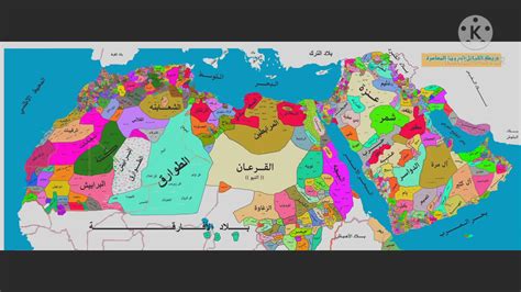 map of all Arabic tribes in modern day : r/MapPorn