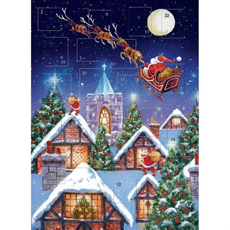 Traditional Advent Calendar Around The World - Glitter Finish 24 Doors #TracksUK ...