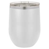12 oz Blank Stainless Steel Insulated Stemless Wine Tumbler with Lid ...