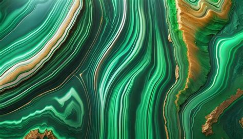 Premium AI Image | Abstract malachite background with stone texture realistic malachite surface