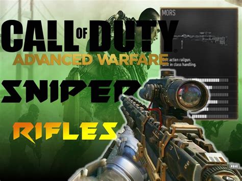 COD Advanced Warfare - ALL Sniper Rifles - YouTube