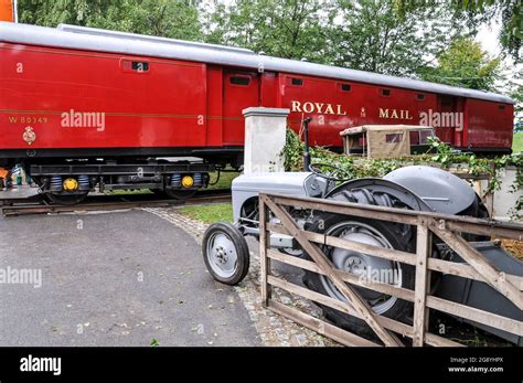 Great train robbery re-enactment at the Goodwood Revival. Royal Mail ...