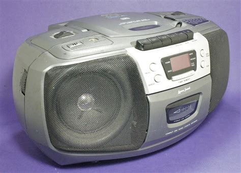 Vintage Boombox CD Cassette Tape Player Recorder Portable - Etsy