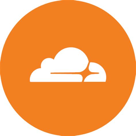 Cloudflare icon - Download in SVG, PNG, ICO, ICNS