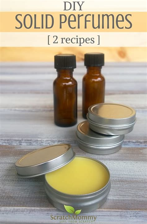 Solid Perfume Recipes With Essential Oils - Scratch Mommy