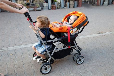 Joovy Caboose #Stand On Tandem #Stroller with #car seater | Baby strollers, Best double stroller ...