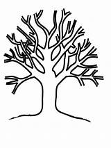 Simple Tree Roots Coloring Pages sketch template