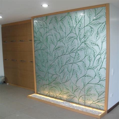 Decorative glass wall panels ybm tasarım dekoratif cam paneller interior landscaping glass ...