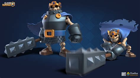 ArtStation - Clash Royale - Champions: Skeleton King | Clash royale ...