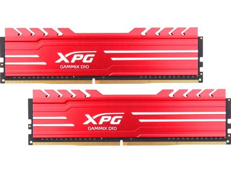 XPG GAMMIX D10 16GB (2 x 8GB) DDR4 3200 (PC4 25600) Desktop Memory ...