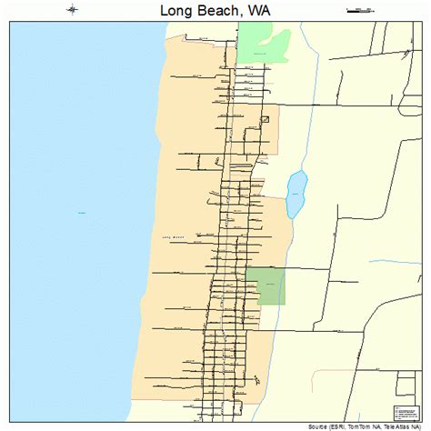 Long Beach Washington Street Map 5340070