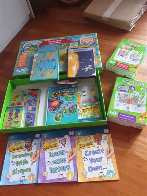 Comprehensive Leapfrog Tag Pen Reading and Writing Set, Hobbies & Toys, Toys & Games on Carousell