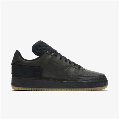 Nike Air Force 1 Type Black Gum Snkrempire Release Infos