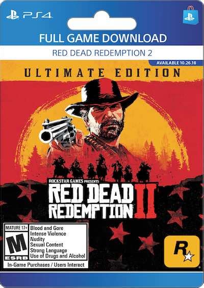 Red Dead Redemption 2 Ultimate Edition – PS4 - e2zSTORE