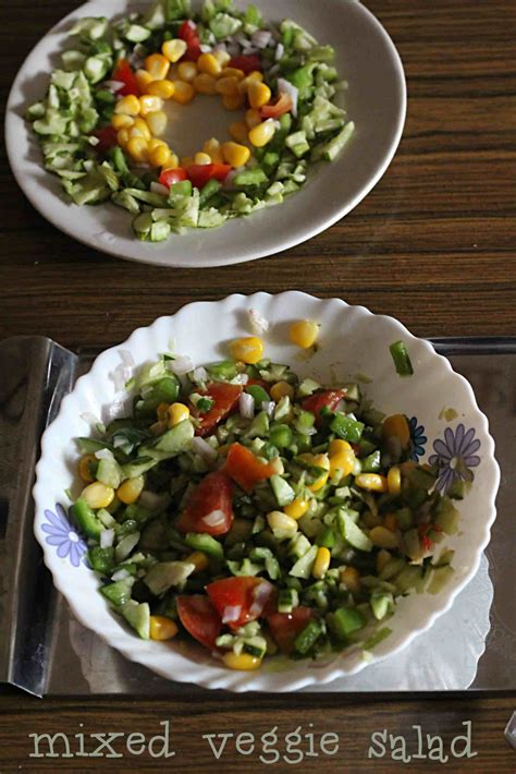 Mixed Vegetable Salad | healthy eating - Ever Green Dishes