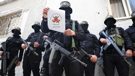 Palestinian Militants Alquds Brigades Armed Wing Editorial Stock Photo - Stock Image | Shutterstock