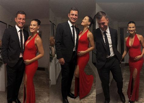 Handre Pollard’s wife sparkled in a red dress for the Christmas party