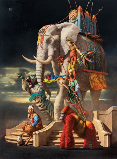 Surreal circus comes to life in paintings, book