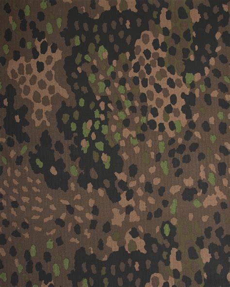 WWII German 44 Dot Camouflage Fabric