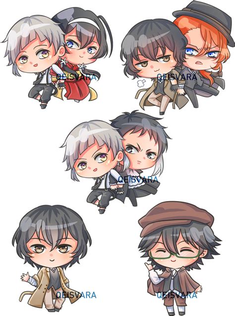 Bungo Stray Dogs Chibi Batch by Qeisvara on DeviantArt