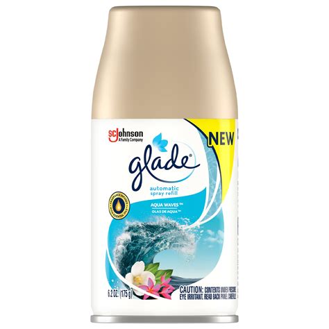 Glade Automatic Spray, Aqua Waves, Air Freshener, 4 Refills 24.8 oz - Walmart.com - Walmart.com