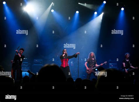 German symphonic metal band Xandria live at Z7 in Pratteln, Basel, Switzerland Stock Photo - Alamy