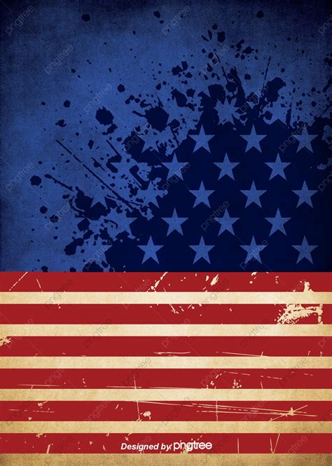 Vintage American Flag Wallpaper