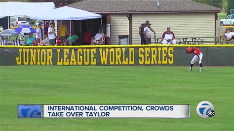 Junior League World Series takes over Taylor - YouTube