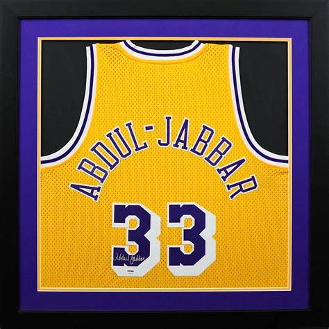 Kareem Abdul-Jabbar Autographed Los Angeles Lakers #33 Adidas Swingman ...